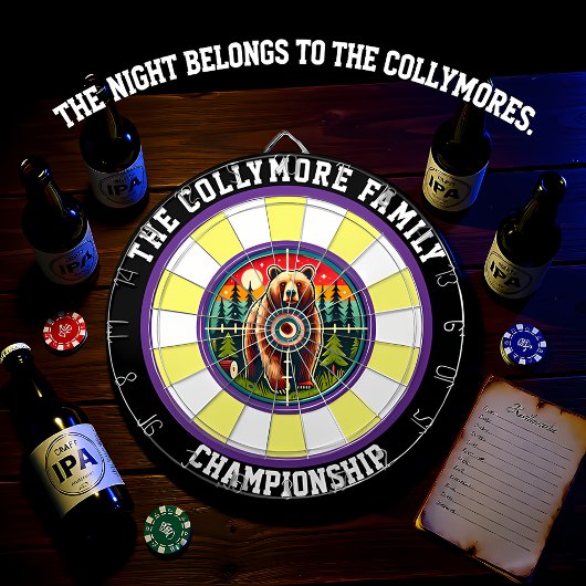 グリズリーベアーフォレストの目標焦点 ダーツボード