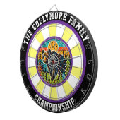 グリズリーベアーフォレストエイムデザイン ダーツボード (正面右)