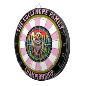 グリズリーベアーフォレストクロスヘアーズデザイン ダーツボード (正面右)