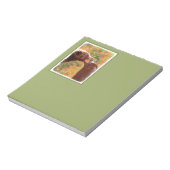 グリズリーベアーママとカブ絵画ズ – ワイルドライフアート ノートパッド (回転)