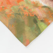 グリズリーベアーママとカブ絵画ズ – ワイルドライフアート フリースブランケット (角)