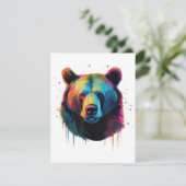 グリズリーベアーラバーポップ・アートのトアートビッググリズリーベアー エンクロージャーカード (スタンド正面)