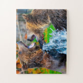 グリズリーベアーワイオミング ジグソーパズル (縦)