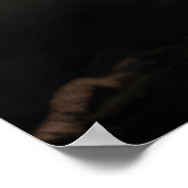 グリズリーベアーワイルドアニマルポートレート火力 ポスター (角)