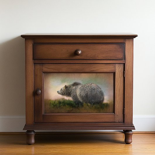 グリズリーベアーワイルドライフデクページ 薄葉紙