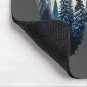 グリズリーベアー山と森 マウスパッド (コーナー)