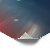 グリズリーベア動物おもしろいローラーコースター幸せ時間 ポスター (角)