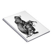 グリズリーベア狩りディアシンプルスケッチ ノートブック (右側)