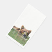 グリズリーベア紙タオル (コーナー)