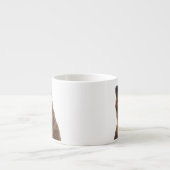 グリズリーベア絵画 – のアクリル エスプレッソカップ (正面)