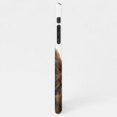 グリズリーベア絵画 – のアクリル iPhoneケース (左側)