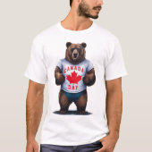 グリズリーベア・カナダデー Tシャツ (正面)