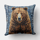 グリズリーベア クッション (裏面)