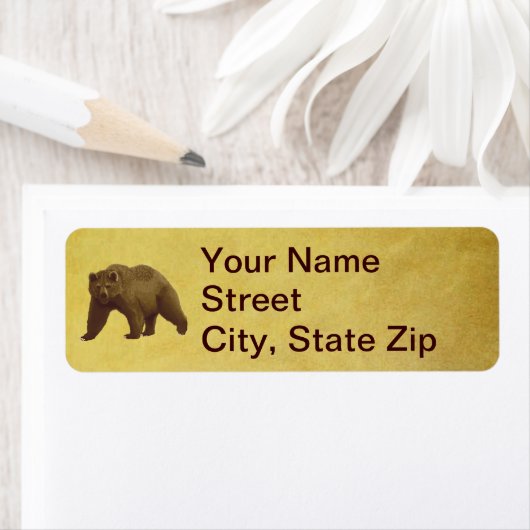 グリズリーベア ラベル (インサイチュ)