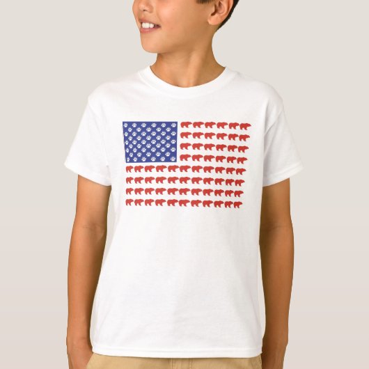 グリズリーベア Tシャツ (正面)