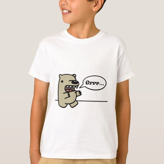グリズリーベア Tシャツ (正面)