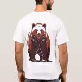 グリズリーベアTシャツ Tシャツ (裏面)