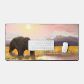 グリズリーポンド デスクマット (キーボード&マウス)