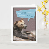 グリズリーユーモアのあるデ付き55枚の誕生日カード カード (黄色い花)