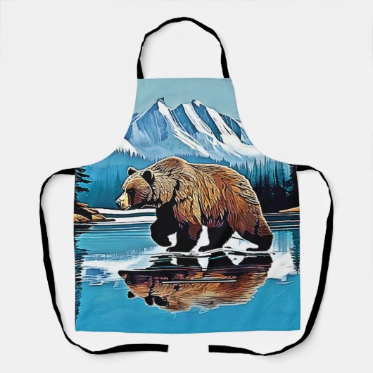 グリズリーレイクマウンテンビュー エプロン (正面)