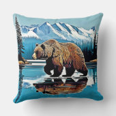 グリズリーレイクマウンテンビュー クッション (裏面)