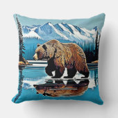グリズリーレイクマウンテンビュー クッション (正面)