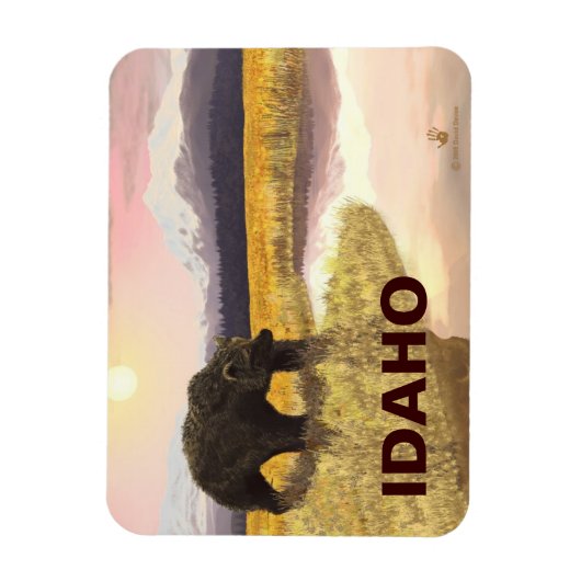 グリズリー池 マグネット (縦)