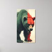 グリズリー キャンバスプリント (正面)