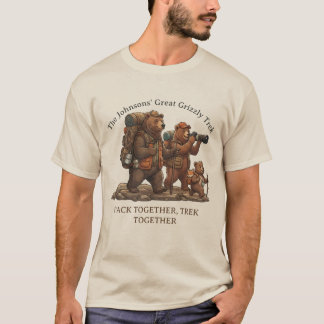 グリズリー・トレック - ファミリー・アドベンチャー・ギフト Tシャツ