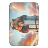 グリズリー バスマット (正面縦)