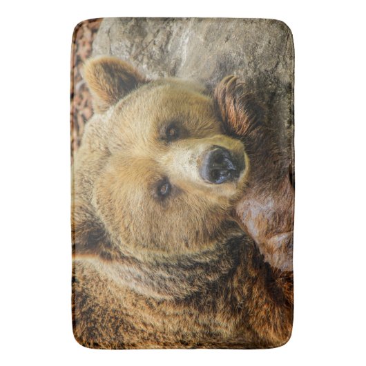 グリズリー バスマット (正面縦)