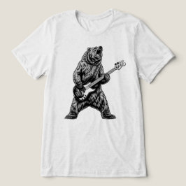 グリズリー・ベアのベース奏者ロックオン トライブレンドTシャツ