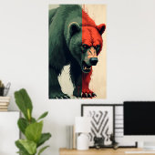 グリズリー ポスター (ホームオフィス)