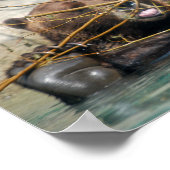 グリズリ遊ベア ポスター (角)