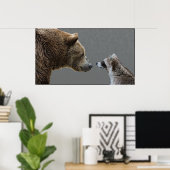 グリズルミートアライグマ ポスター (ホームオフィス)