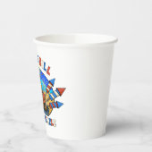 グリズ&グリル生まれ：バーガーのビールをふるいにかける 紙コップ (左)