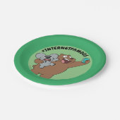 グリズ&ノムノーム – #InternetFamous ペーパープレート (アングル)