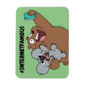 グリズ&ノムノーム – #InternetFamous マグネット (縦)