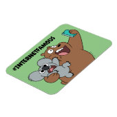 グリズ&ノムノーム – #InternetFamous マグネット (左側)