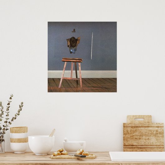 グリセイユ ポスター (キッチン)