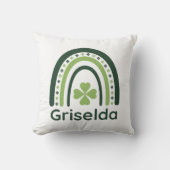 グリセルダクローバーボホーレインボー クッション (正面)