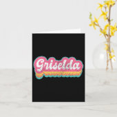 グリゼルダ 名前 女 ヴィンテージ 70年代 80年代 個人用 カード (黄色い花)