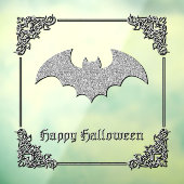 グリタリーこうもりハロウィーン ウィンドウサイン (シート3)