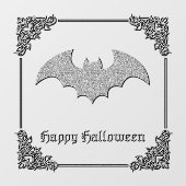 グリタリーこうもりハロウィーン ウィンドウサイン (シート)