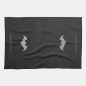 グリタリーこうもりハロウィーン キッチンタオル (横)