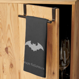 グリタリーこうもりハロウィーン キッチンタオル