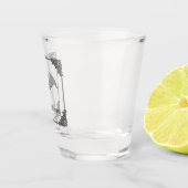 グリタリーこうもりハロウィーン ショットグラス (右)