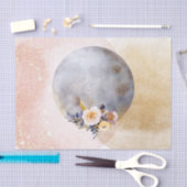 グリタリーフルムーンデコページティッシュペーパー 薄葉紙 (クラフト)