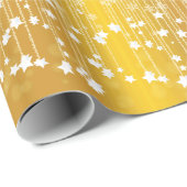 グリタリーホリデーズイン金ゴールドラッピング紙 ラッピングペーパー (ロールコーナー)