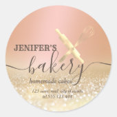 グリタリー転がズのピン&ウィスクシェフスクリプトベーカリー ラウンドシール (正面)
